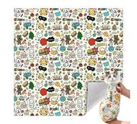Cat Swaddle Wrap | Self-Adhesive Cat Restraint Wrap,Small to Large Animals Anti-Bite Calming Bag for Feeding Ear Cleaning Coat Care Manicure