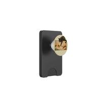 Cat Swatting Hand Creation of Adam Funny Cat Art Parody PopSockets PopWallet for MagSafe