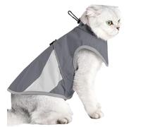 Cat Sweater | Clothes for, Windbreaker, Waterproof & Reflective, High Neck, Adjustable Outdoor Coat, , Warm Weather Protection