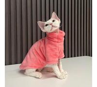 Cat Sweater Pet Hoodie Outfit for Dogs and Cats - Comfortable Jumpsuit for Sphinx and Other Breeds