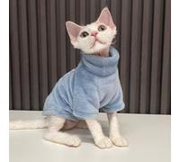 Cat Sweater Pet Hoodie Outfit for Dogs and Cats - Comfortable Jumpsuit for Sphinx and Other Breeds
