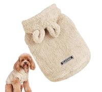 Cat Sweater, Warm Dog Coat - United Kitten Sweatshirt with Warm Bear Ears - Soft Warm Puppy Jumper, Cute Pet Sweater for Dogs and Cats by p