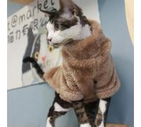 Cat Sweater Winter Thickening Warm Sphynx Clothes Home Comfortable Winter Dog Clothes for Devon Puppy Costume