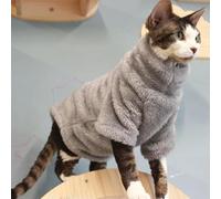 Cat Sweater Winter Thickening Warm Sphynx Clothes Home Comfortable Winter Dog Clothes for Devon Puppy Costume