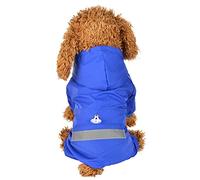 Cat Sweatshirt Sweaters Hoodies Raincoat Hoodie Camouflage Adjustable Drawstring with Reflection Strip Cute Spring Chihuahua(Blue,L)