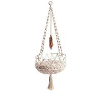 Cat Swing, 49 Inch Hanging Cat Bed with Cotton Mat, Boho Style Cat Hammock with Tassel, Space Saving Cat Hammock Bed for Sleeping, Playing, and Lounging