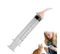 Cat Tablet Dispenser, 12 ml Pill Dispenser for Cats with Teat Opening, Pet Supplies for Liquid Feeding for Puppies, Daily Use & Care Operations or Travel