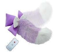 Cat Tail for Car, Self-Adhesive Mobile Decoration with Wireless Remote Control - Wagging Tail for Car, Motorhome, Car, Car, Motorcycle, Bumper and Boot