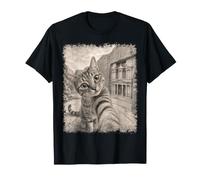 Cat Taking Selfie Petra Jordan Travel T-Shirt