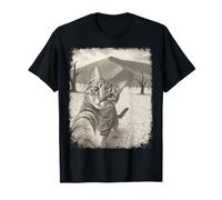Cat Taking Selfie Sossusvlei Namibia Travel T-Shirt
