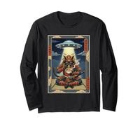 Cat Tarot Card Japanese Anime Long Sleeve T-Shirt