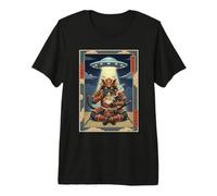 Cat Tarot Card Japanese Anime Premium T-Shirt