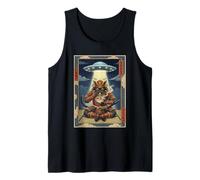 Cat Tarot Card Japanese Anime Tank Top