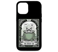 Cat Tarot Card The Irish-ish funny introvert St Patricks Day Case for iPhone 12/12 Pro