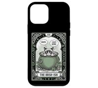 Cat Tarot Card The Irish-ish funny introvert St Patricks Day Case for iPhone 12 mini