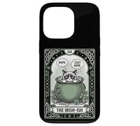Cat Tarot Card The Irish-ish funny introvert St Patricks Day Case for iPhone 13 Pro