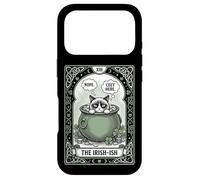 Cat Tarot Card The Irish-ish funny introvert St Patricks Day Case for iPhone 17 Pro