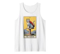 Cat Tarot Card The Tower Cat Scratching Post Tree Cat Tank Top