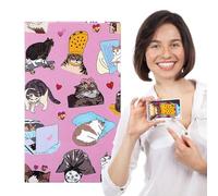 Cat Tarot Cards, Compact Fate Divination Deck, 22 Oracle Card Set, Spiritual Reading Tool, Entertainment Game, Mystical Experience for Beginners and Cat Lovers