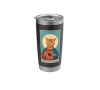 Cat Tarot Design for a Cat Lady or Cat Mom Stainless Steel Insulated Tumbler