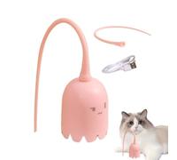 Cat Teaser - Automatic Interactive Pet Toy, Silicone Tail Teaser for Cats | Durablee Exercise Toy for Chubby Cats, Indoor Play, Fun Teasers for Active Feline Engagement
