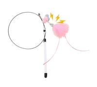 Cat Teaser Toy - 80 Centimeter Interactive Fishing Rod - Interactive Cat Toys,For Mental Stimulation, Boredom Prevention, After-Meal Activity, Training, Apartment, Salon And Home
