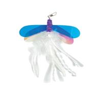 Cat Teaser Toy - Dragonfly Shape Interactive Stick Accessories,Kitten Toy Rod | for Pet Accessories Playing Entertainment Kittens Indoor Outdoor