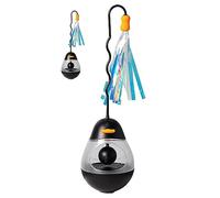 Cat Teaser Toy, Funny Flexible Cute Cat Teaser for Pet Shop for Kitten (Black)