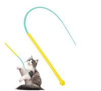 Cat Teaser Toy - Multipurpose Cat Toys Stick Cat Teaser Stick - Cat Toy with Wear-Resistant Tail Interactive Cat Toy for Pet Shops at Home