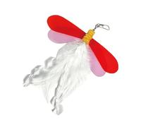 Cat Teaser Toy - Teasing Physical Training Stick in Dragonfly Shape - Kitten Toy Rod - Playing for Kittens Pets Indoor Outdoor Home Entertainment