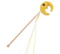 Cat Teaser Wand, Cat Teasing Stick Kitten Teaser Star Moon Cloud Cat Toy for Chasing, Exercising Training, Cat Stick for Bored Indoor Cats, Kitten