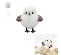 Cat teaser wand cat toy cat teething toy bite-resistant realistic bird-shaped toy makes sounds 3 modes soft material electric USB rechargeable interactive for entertainment