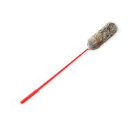 Cat Teaser Wand, Soft Training Toy (Gray)