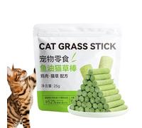 Cat Teeth Cleaning Stick | Pet Cat Grass Chewing Toy Chew Stick Indoor,Hairball Removal Cat Grass Chew Stick for Indoor And Outdoor Cat Kitten