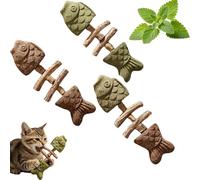 Cat Teething stick - Fish Bone Matatabi Catnip Dental Chew Toy