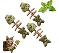 Cat Teething stick - Fish Bone Matatabi Catnip Dental Chew Toy