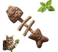Cat Teething stick - Fish Bone Matatabi Catnip Dental Chew Toy