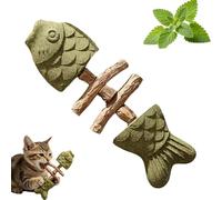 Cat Teething stick - Fish Bone Matatabi Catnip Dental Chew Toy