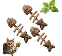 Cat Teething stick - Fish Bone Matatabi Catnip Dental Chew Toy