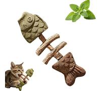 Cat Teething stick - Fish Bone Matatabi Catnip Dental Chew Toy