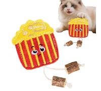 Cat Teething Toy, Interactive Cute Pet Accessories, Cat Teething Toy for Teeth Cleaning, for Mental Indoor Stimulation, Exercise and Fun to Prevent Boredom at Home in the Living Room