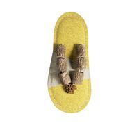 Cat Teething Toy | Natural Loofah Slippers Interactive and Safe Teething Toy for Cat Chew Toy for Relaxation and Awakening at Home Against Pet Boredom