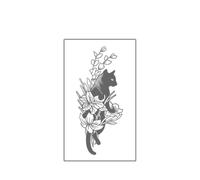 Cat Temporary Tattoo Waterproof Semi Permanent Sticker