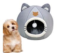 Cat Tent Bed | 2-in-1 Soft Calming Pet Sofa Bed for Indoor Cats, Large Size | Non-Slip Base for a Soft, Calming Pet Sofa Bed - Small Pologmase