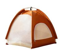 Cat Tent: Breathable Mesh Folding Pet Shelter, Enclosure With Zipper Door | Multifunctional Indoor Rest Space For Living Room, Apartment Corner