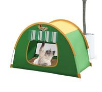 Cat Tent - Dog and Puppy Playpen for Indoor and Outdoor Use | Foldable Pet House with Breathable Cooling Mesh for All Seasons | Portable Cat Tent, C