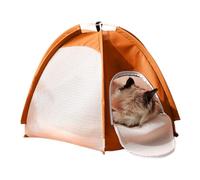 Cat Tent | Folding Bed with Breathable Mesh | A Cat Cave with Zipper Door, for Bedroom Apartment Student Residence Patio Balcony Porch Home