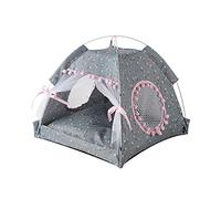 Cat Tent House, Breathable Cat Shelter, Cooling Pet Tent with Semi-Enclosed Design, Indoor, Outdoor Portable House for Cats, Small Pets (Crushed Teal,S(Pets under 2.5kg))