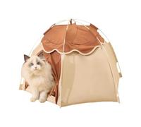 Cat Tent House, Cave Beds for Indoor Cats | Outdoor Kitten Cave Bed | Cat Play Tent 63.4x5 3cm/24.96x20.87 Inch, Pet Cave Nest M