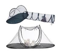 Cat Tent Playpen, Foldable Breathable Pet Exercise Enclosure, Portable Dog Kennel Crate with Mesh Ventilation, Lightweight Travel Pet Tent, 120x63x50cm, for Indoor Outdoor Camping